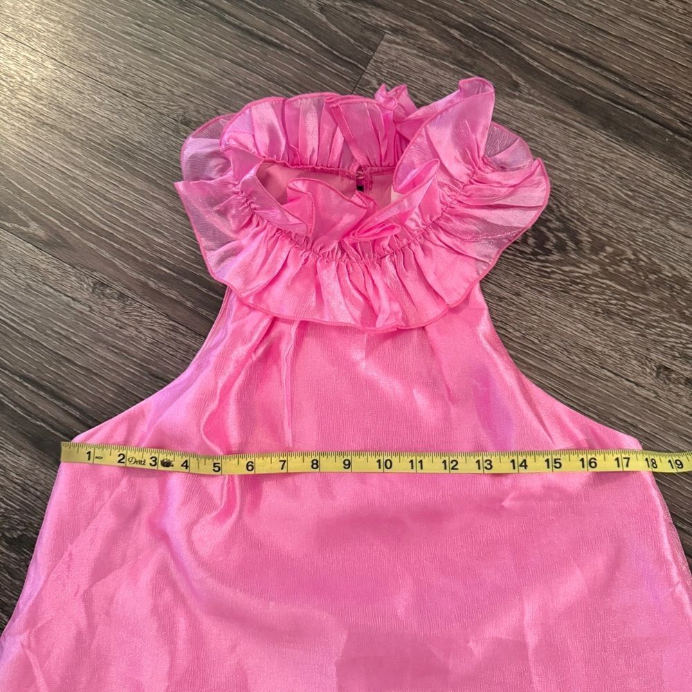Lena Ruffle Neck Mini Dress - Picture 4 of 7